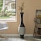 Uniquewise Decorative Freestanding Antique Cylinder Shape Floor Vase, 41" Tall, Brown QI004139 - alternate 6